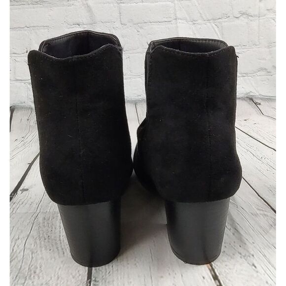C Comfort Est 1946 Size 9M Womens Black Boots Booties - Picture 6 of 7